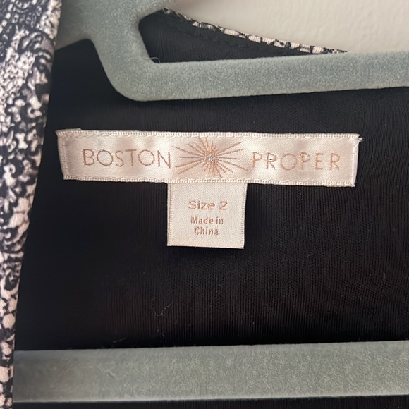 Boston proper black fitted dress, size 2 - Picture 4 of 4
